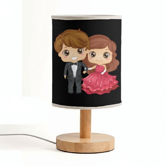 The groom and the bride Fabric Lamps