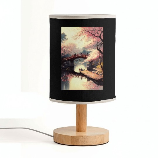 Cherry Blossom Season in Tokyo: A Visual Delight Fabric Lamps