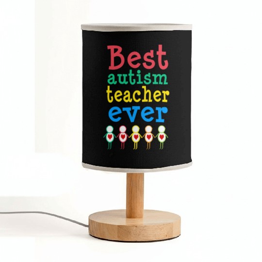 Autism Teacher Gift Fabric Lamps