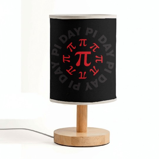 Pi Day Fabric Lamps