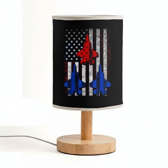 American Independence Fourth of July US Air Force Fabric Lamps