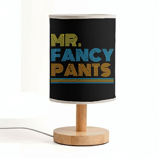 Mr Fancy Pants Gift for a Real Mister Fancypants Fabric Lamps