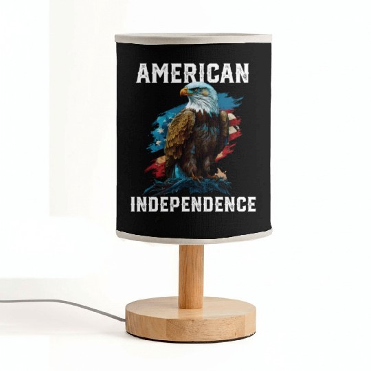 American Independence American Bald Eagle 4th of Fabric Lamps