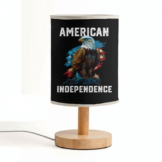 American Independence American Bald Eagle 4th of Fabric Lamps