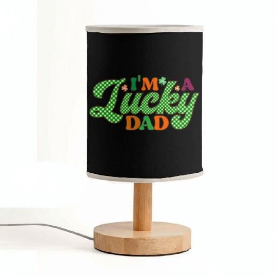 Im A Lucky Dad Sublimation Fabric Lamps