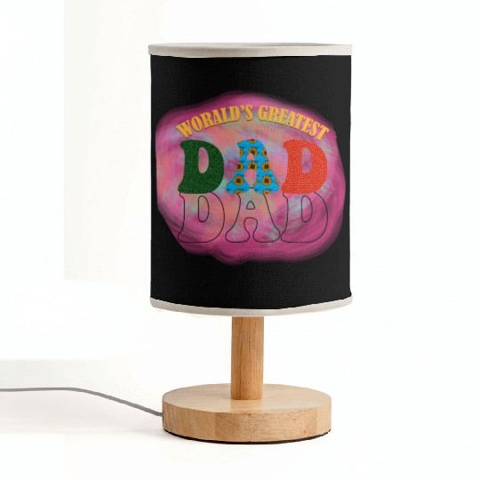 WORALDS GREATEST DAD Sublimation Fabric Lamps