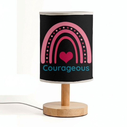 Courageous Viva Magenta Boho Rainbow Fabric Lamps