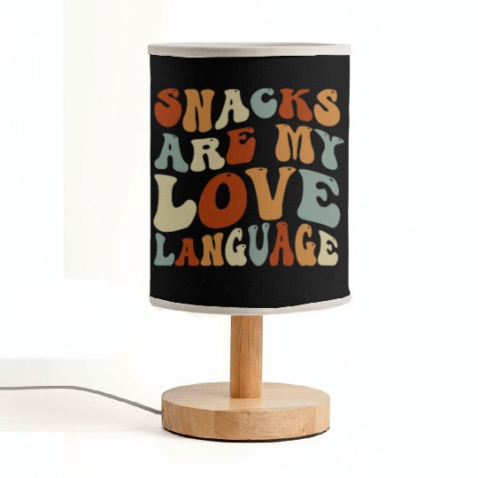 Snacks Are My Love Language Fabric Lamps