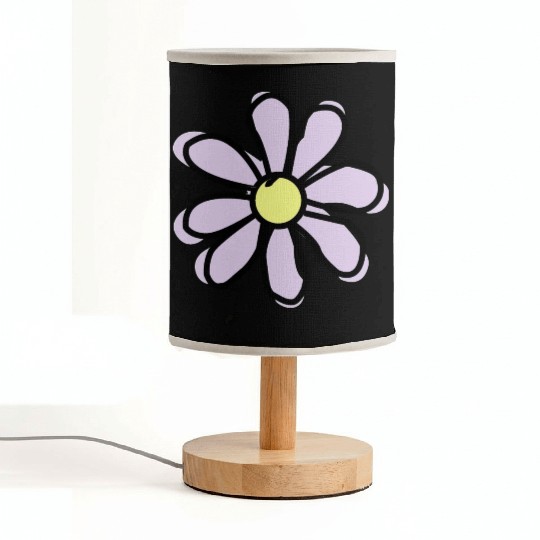 Lavender Flower Fabric Lamps