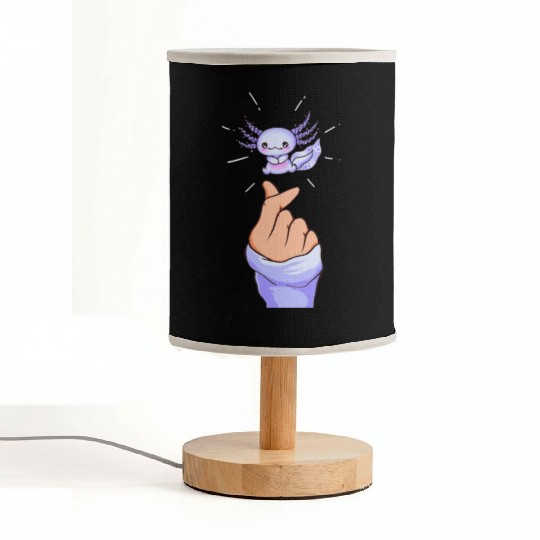 Japanese Aesthetic Kawaii Axolotl Fabric Lamps