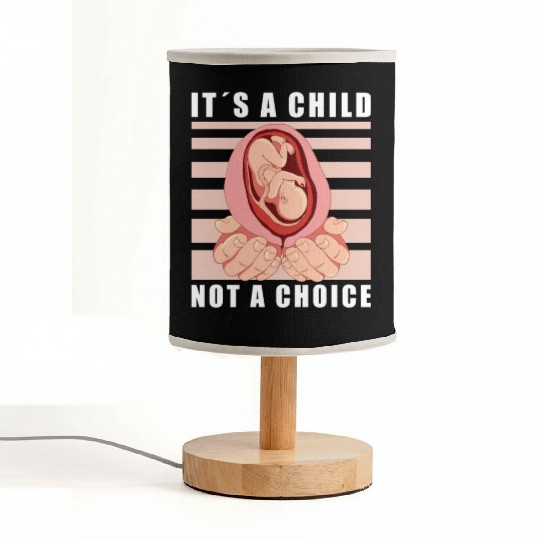 Anti Abortion Conservative Pro Life Sign Gift Fabric Lamps