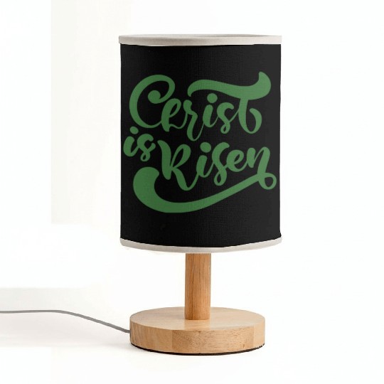 He Is Risen Religious Easter Fabric Lamps
