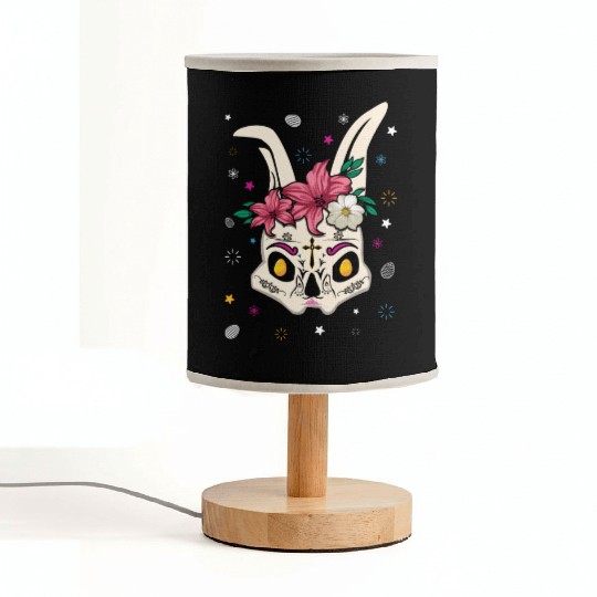 El Dia De Los Muertos Happy Easter Sunday Bunny Fabric Lamps