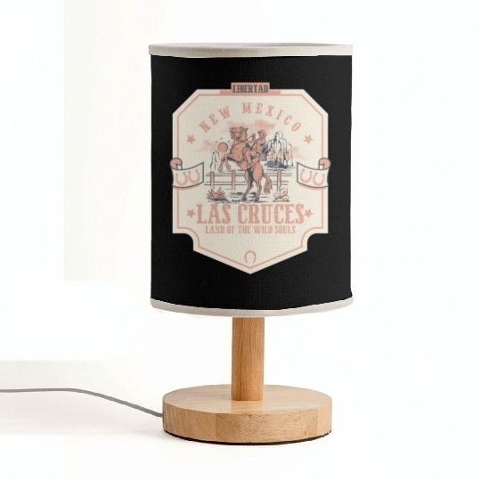 las cruces new mexico wild west town Fabric Lamps