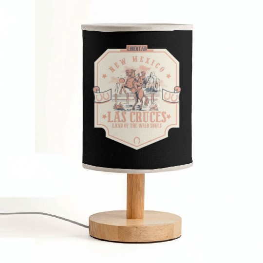 las cruces new mexico wild west town Fabric Lamps