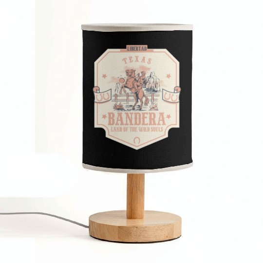 bandera texas wild west town Fabric Lamps
