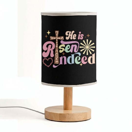 He is risen indeed Fabric Lamps