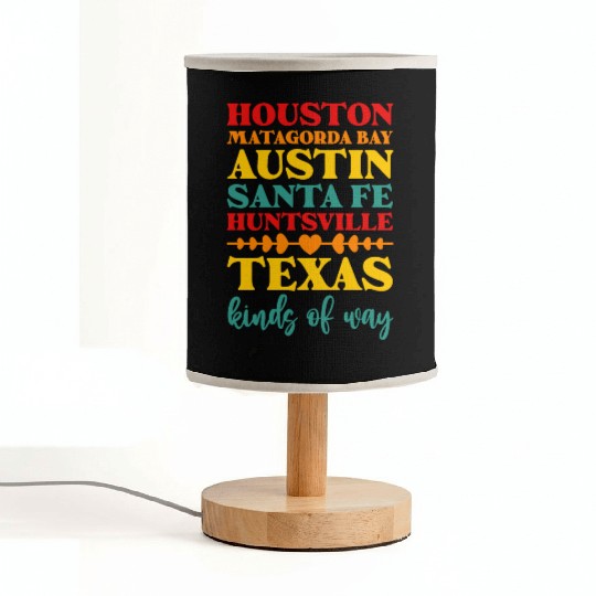 Houston Matagorda Bay Austin Santa Fe Huntsville Fabric Lamps