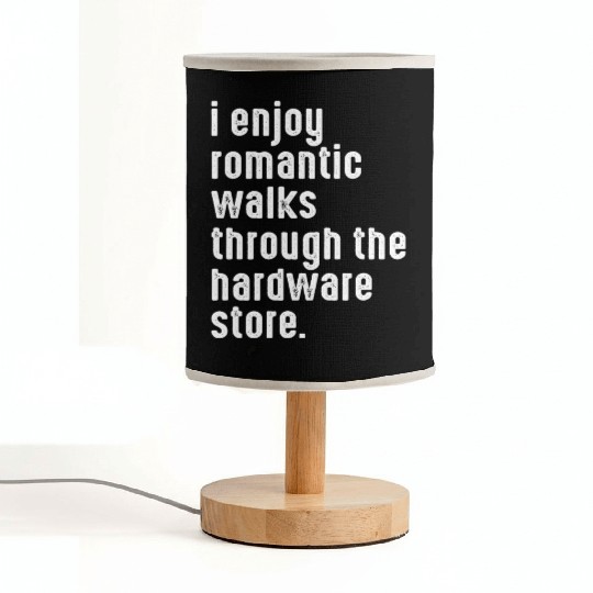Funny Dad Handyman Hardware Store Fabric Lamps