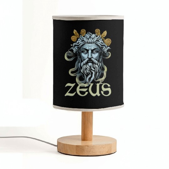 Greek God Zeus Greece Ancient Mythology Fabric Lamps