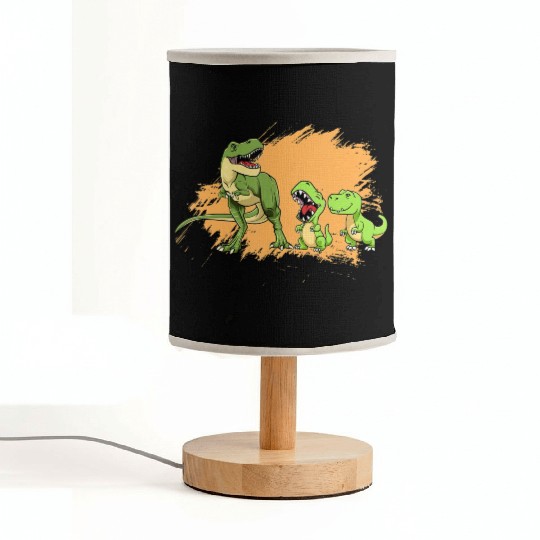 I Love My Dinosaurs Family Reptile Family Dinosaur Fabric Lamps