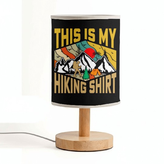This Is My Hiking Fabric Lamps Nature Camping