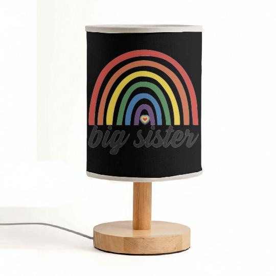 Toddler Big Sister Fabric Lamps