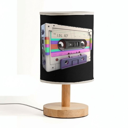 80s Music Cassette Tape : 3D, Neon, 80s songs Fabric Lamps