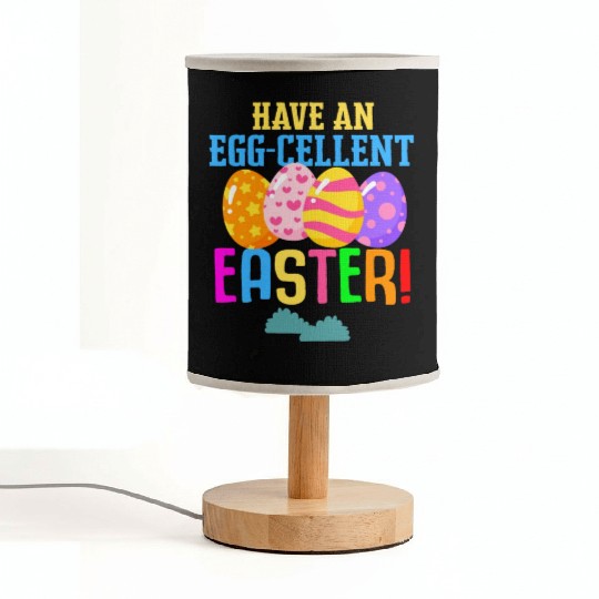 Easter Colorful Egg Dye Rabbit Egg Hunt Fabric Lamps