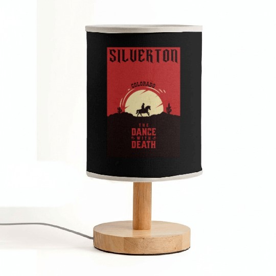 Silverton Colorado wild west town Fabric Lamps