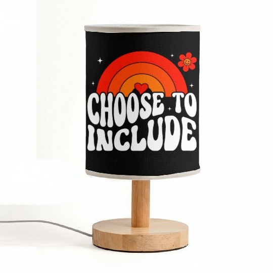 Choose To Include For Autism Teacher Fabric Lamps