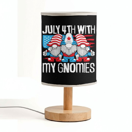 Patriotic America USA Flag 4th Of July American Fabric Lamps