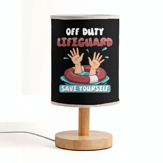 Swimmer Scuba Diving Lifeguard Water Sport Fabric Lamps