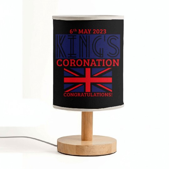 King’s Coronation, 6th May 2023 Congratulations, N Fabric Lamps