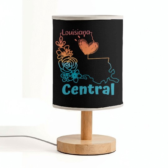 I love my home town in Central Louisiana Fabric Lamps