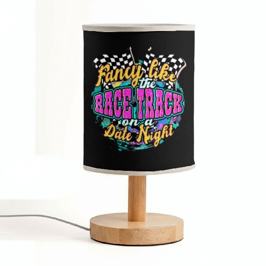 Fancy Like The Race Track On A Date Night Vintag Fabric Lamps