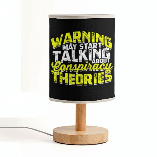 Conspiracy Theorist Theory Science Fiction Fabric Lamps