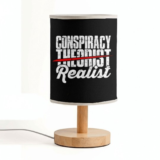 Conspiracy Theorist Theory Science Fiction Fabric Lamps