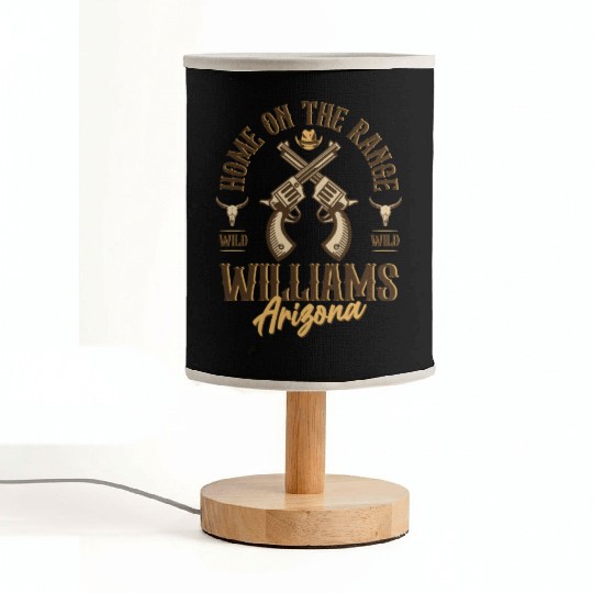 Williams Arizonna wild west town Fabric Lamps