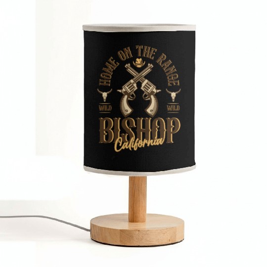 Bishop California wild west town Fabric Lamps