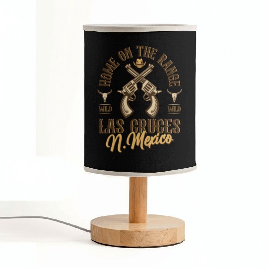 Las Cruces New Mexico wild west town Fabric Lamps