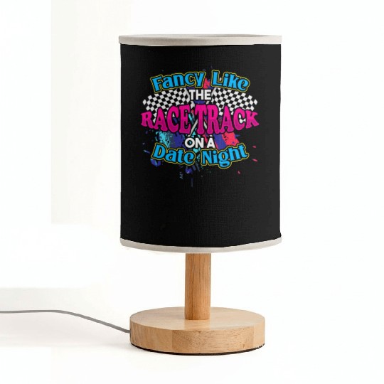 Fancy Like The Race Track On A Date Night Vintage Fabric Lamps