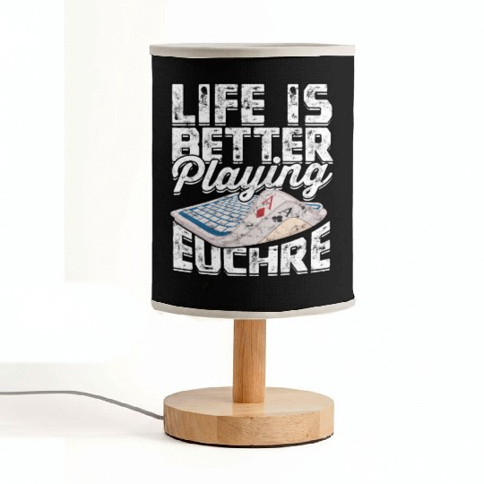 Card Game Games Playing Card Poker Euchre Fabric Lamps