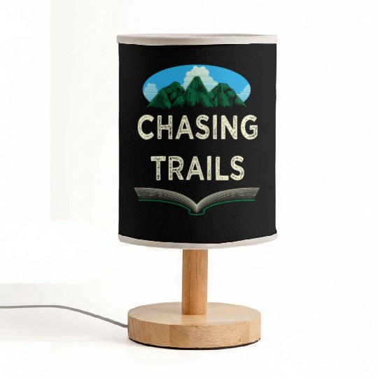 Chasing Trails Hiking Mountain Hiker Summit Wildli Fabric Lamps