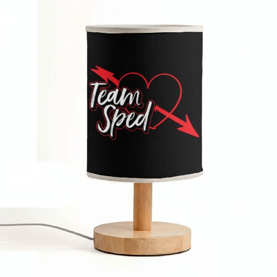 Team Sped Teacher Awareness Special Education Fabric Lamps