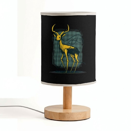 Yellow Deer 2 Fabric Lamps