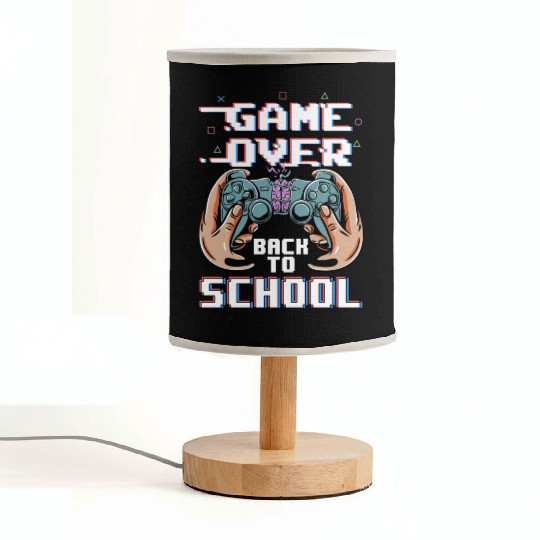 Video Game Controller Back To School Fabric Lamps
