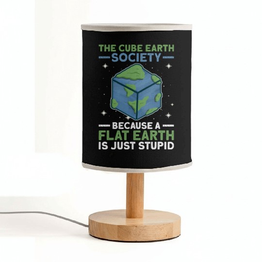 The Cube Earth Society Earth Planet Space Lover Fabric Lamps