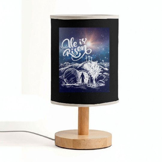 He Is Risen!Jesus,Easter, Bright & Morning Star Fabric Lamps