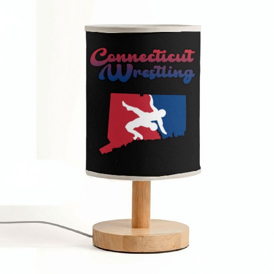 Connecticut Wrestling Fabric Lamps